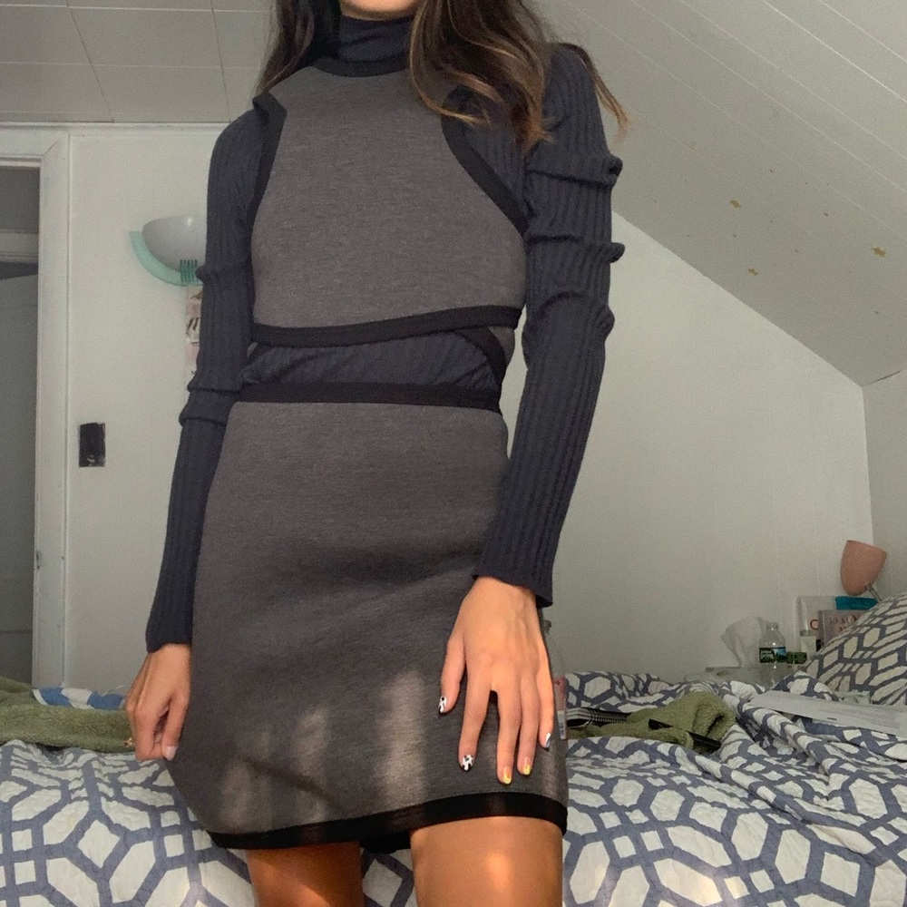 Denis Gagnon Scuba Cut out dress